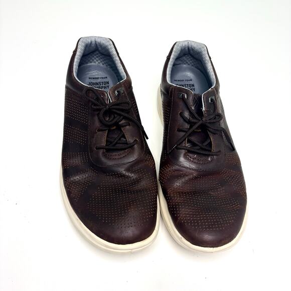 Johnston & Murphy Brown Perforated Leather Lace Up Oxford Sneaker Sole 11.5 main image 5